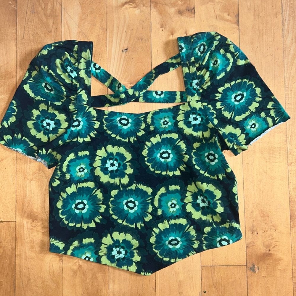 Free people xl crop top strappy